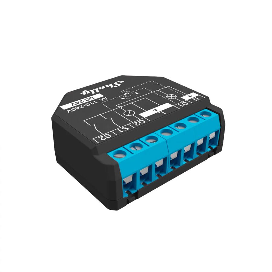 Shelly 2PM Plus Wi-Fi Double Relay and Motor Controller