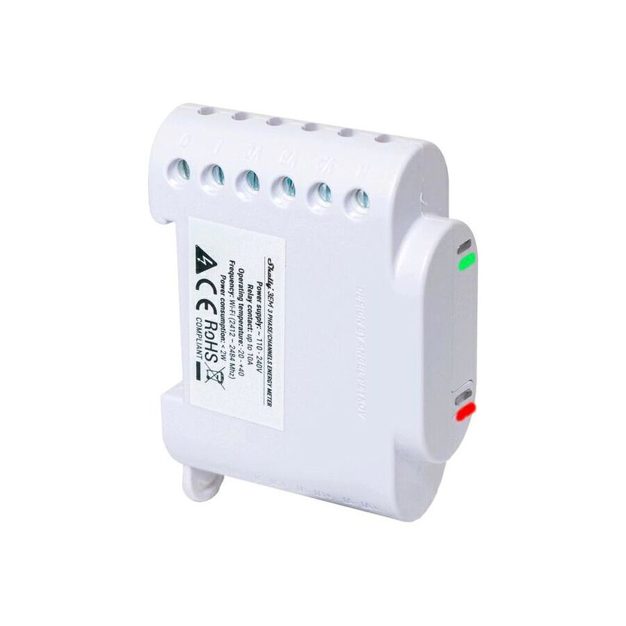 Shelly 3EM Wi-Fi 3 Phase Energy Meter