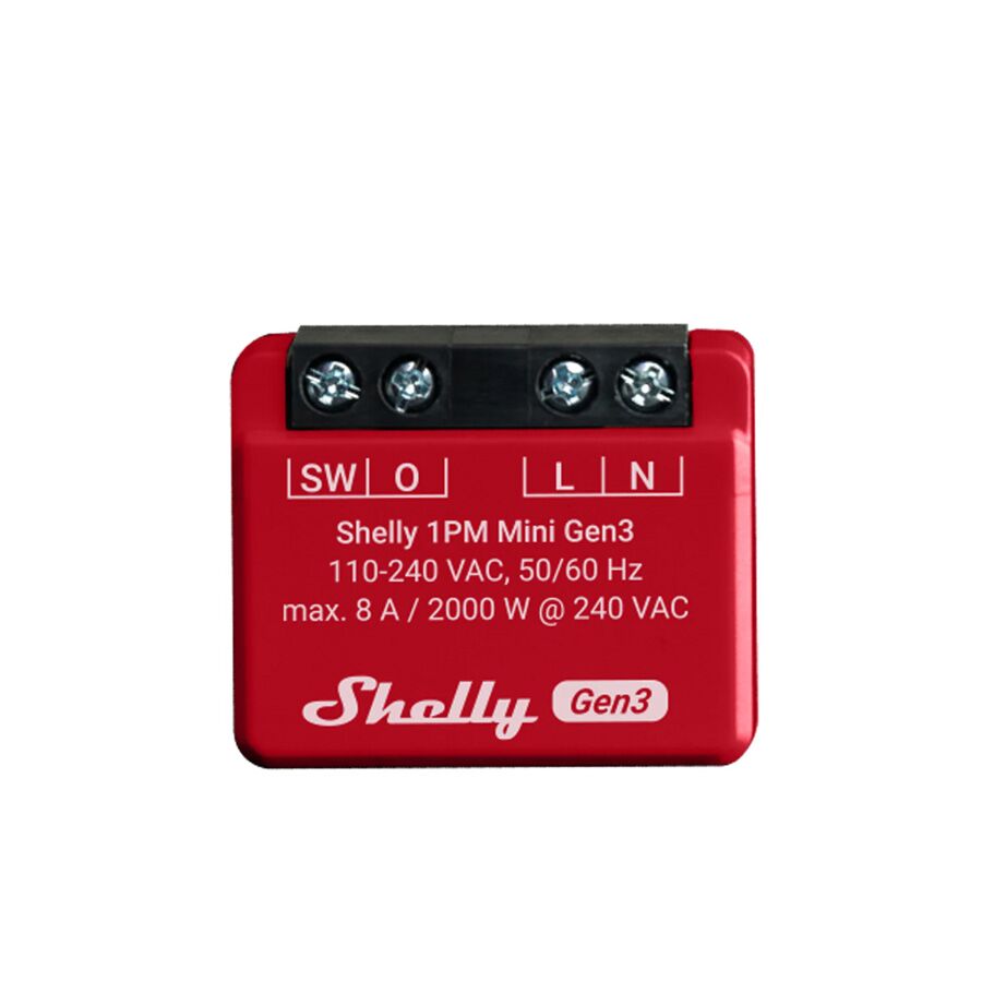 Shelly 1PM Mini Gen3 Wi-Fi Relay Switch
