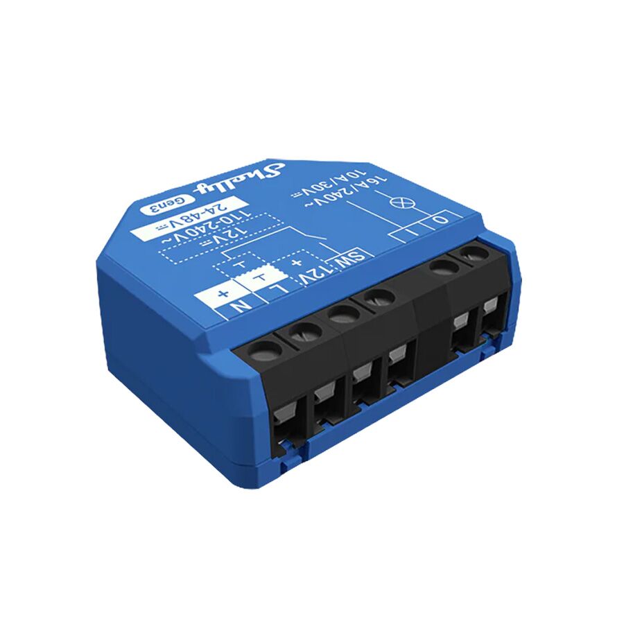 Shelly 1 Gen3 Wi-Fi Relay Switch