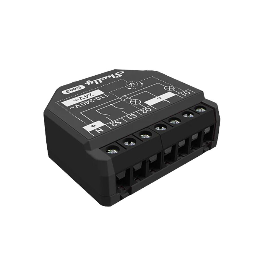 Shelly 2PM Gen3 Wi-Fi Double Relay and Motor Controller