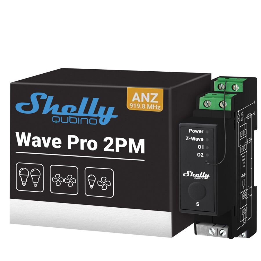 Shelly Z-Wave PRO 2PM Relay Switch